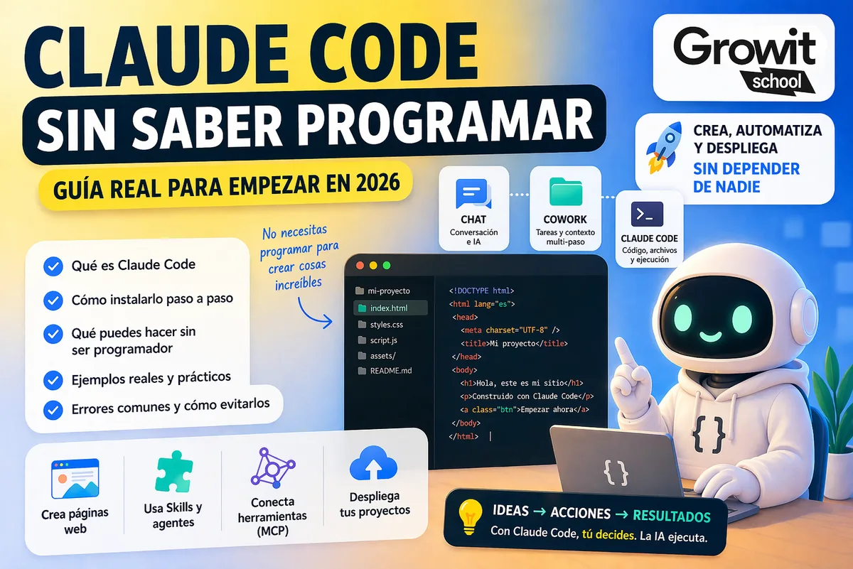 claude-code-sin-saber-programar-growit